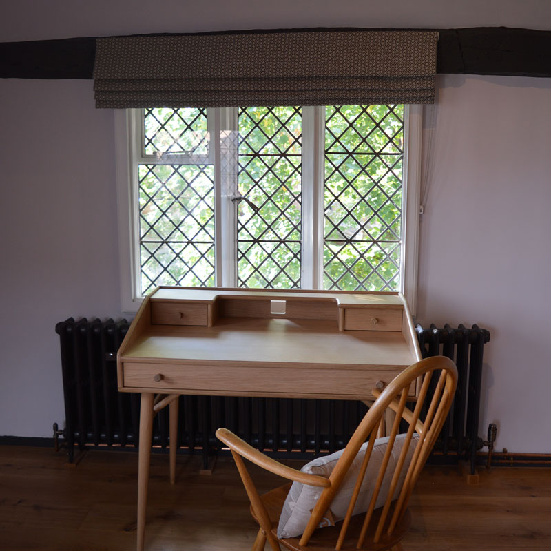 Secondary glazing installed to study in Lychgate Cottages 3-5 Priory Row