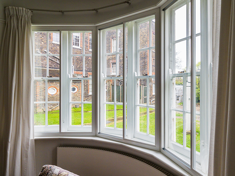 Bay window Greenwich Park